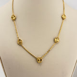 21k Gold Motif Necklace 12.46 grams | 205713