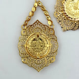 High Karat Rashadi Gold Lira Drop Earrings 12.63 grams | 200785