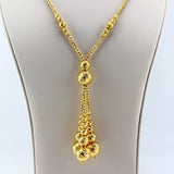 High Karat Gold Beaded Drop Set 48.24 grams | 200804