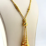 High Karat Gold Beaded Drop Set 48.24 grams | 200804