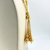 High Karat Gold Beaded Drop Set 48.24 grams | 200804
