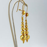 High Karat Gold Beaded Drop Set 48.24 grams | 200804