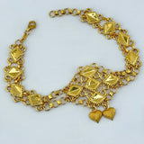 High Karat Traditional Pattern Bracelet 8.56 grams | 200807