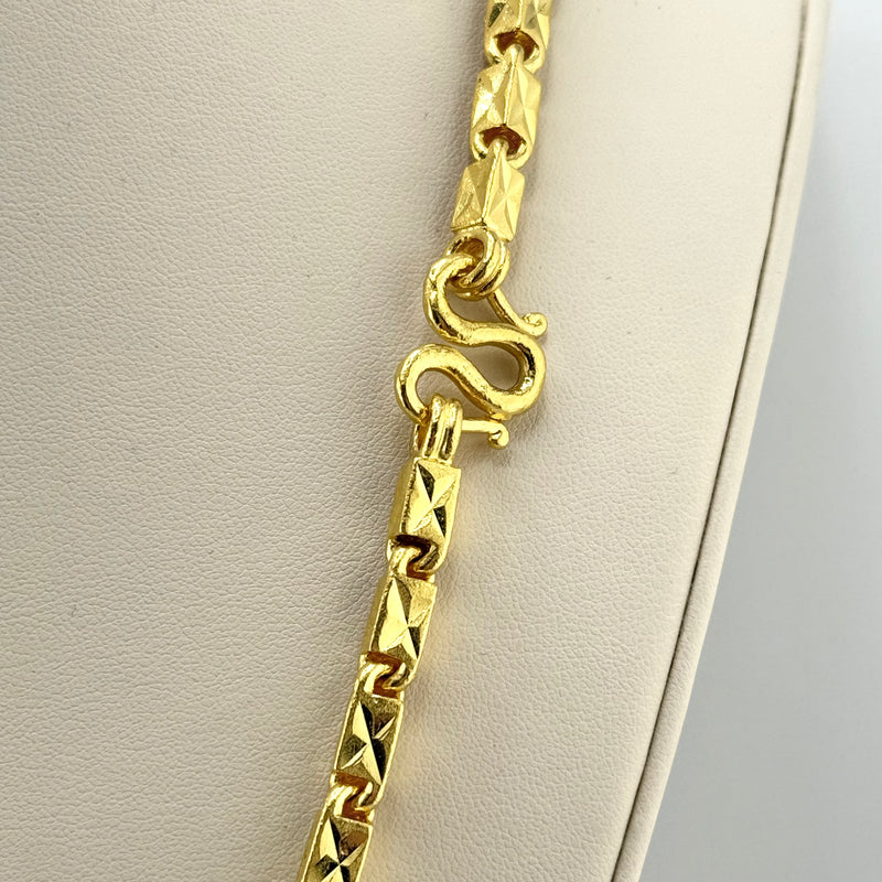 0.999 24k Gold Chain 23 inch 5.0 mm 123.5 grams I 200816 – Sharif 24k ...