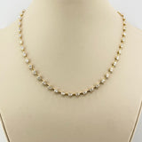 Lab Diamond Pear Tennis Necklace 17 inch 9.25 CTW | 200922