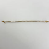 Diamond Pear Shape Tennis Bracelet 5.56 CTW 14K Gold 7.3 grams | 200926