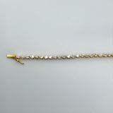 Diamond Pear Shape Tennis Bracelet 5.56 CTW 14K Gold 7.3 grams | 200926