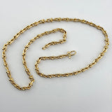 Solid 18k Link Gold Chain Necklace 23.10 grams 16 inch 4mm | 200886