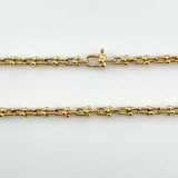Solid 18k Link Gold Chain Necklace 23.10 grams 16 inch 4mm | 200886