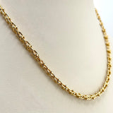 Solid 18k Link Gold Chain Necklace 23.10 grams 16 inch 4mm | 200886