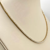 Lab Diamond Round Tennis Necklace 8.32 CTW 17 inch 2.5mm | 200929