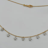 18K Gold Diamond Star Necklace 3.61 grams 18 Inch | 205956