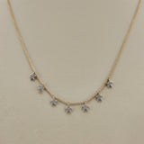 18K Gold Diamond Star Necklace 3.61 grams 18 Inch | 205956