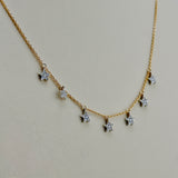 18K Gold Diamond Star Necklace 3.61 grams 18 Inch | 205956