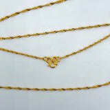 High Karat 24K Gold Chain 3.07 grams | 201090