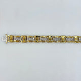 Men's Natural Diamond Bracelet 10k Gold 26 grams | 181993