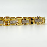 Men's Natural Diamond Bracelet 10k Gold 26 grams | 181993