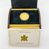 Canada 350 Dollars 2003 Proof 24k Gold 1.22 oz Pure 0.999 Gold Coin | 201169