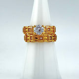 21k Gold Engagement Ring Set 4.71 grams | 201177