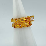 21k Gold Engagement Ring Set 4.71 grams | 201177