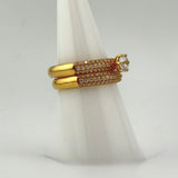 21k Gold Engagement Ring Set 5.19 grams | 201179