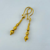 21k Luxury Bead Earrings 3.98 grams | 201180