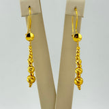 21k Luxury Bead Earrings 3.98 grams | 201180