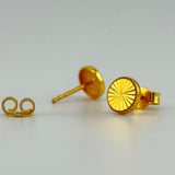 BABY STUDS 21k Gold Round Shape earrings 1.42 grams | 204693