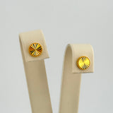 BABY STUDS 21k Gold Round Shape earrings 1.42 grams | 204693