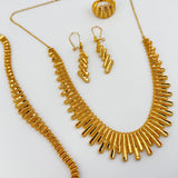 21k Gold Full Set Radiating Design 35.49 grams | 206203