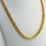 21k Gold Rope Chain 5mm 19.19 grams | 206231