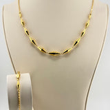21k Gold ZAYTOON Set matching Necklace & Bracelet 16.12 grams | 206242