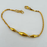 21k Gold ZAYTOON Set matching Necklace & Bracelet 16.12 grams | 206242