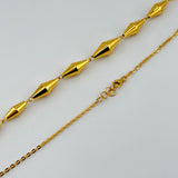 21k Gold ZAYTOON Set matching Necklace & Bracelet 16.12 grams | 206242