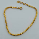 21K Gold Matching Bead Necklace & Bracelet Set 14.10 grams | 206244