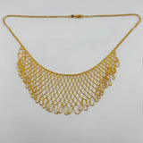 21K Gold Luxury Lattice Necklace 17.51 grams | 206245