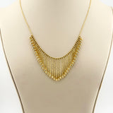 21K Gold Draped Bead Necklace 10.09 grams | 206246