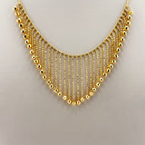 21K Gold Draped Bead Necklace 10.09 grams | 206246