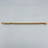 21K Gold Open Link Bracelet 7.97 grams | 206249