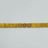 21K Gold Rashadi Coin Bracelet 5.39 grams | 206250