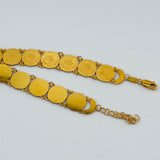 21K Gold Rashadi Coin Bracelet 5.39 grams | 206250
