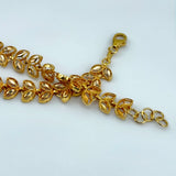 21K Gold Floral Bracelet 8.52 grams | 206251