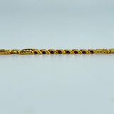21K Gold Paperclip Cuban Link Bracelet 9.08 grams | 206254