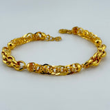 21K Gold Rope Twist Bracelet 8.97 grams | 206256