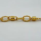21K Gold Luxury Bead Bracelet 16.79 grams | 206257