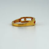 Diamond Accent Gold Band Ring 2.38 grams | 200590