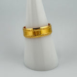 Textured 21K Gold Band Ring 6.33 grams | 201404