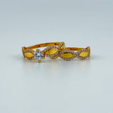 21K Gold Wedding Ring Set 5.31 grams | 201412