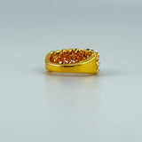 Layered Bead Design Ring 4.66 grams | 201411