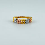 Tri-Color Braided Gold Ring 2.86 grams | 201415